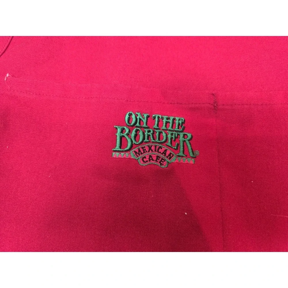 Vintage On The Boarder  waitress apron Red Unisex
